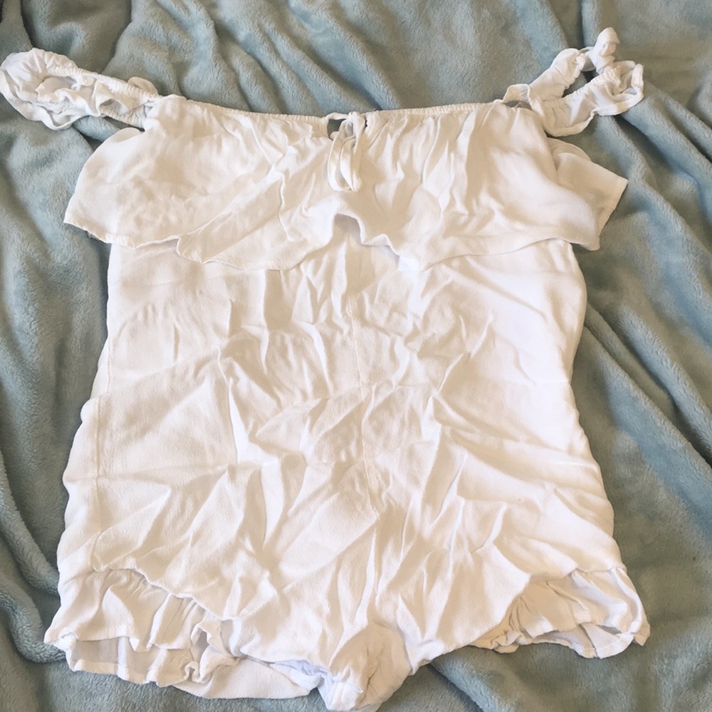 Boutique White Romper